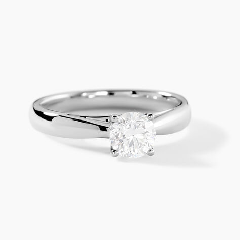 Bague Solitaire Platine Blanc Diamant - Solitaires Femme | Marc Orian