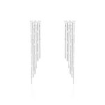 Boucles D'oreilles Pendantes Argent Blanc Vilko Oxyde - Pendantes Femme | Marc Orian