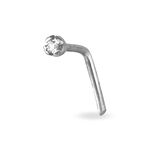 Piercing De Nez Demetrie Or Blanc Diamant - Piercing Nez Femme | Marc Orian