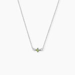 Collier Desert Argent Blanc Oxyde De Zirconium - Colliers avec pierres Femme | Marc Orian