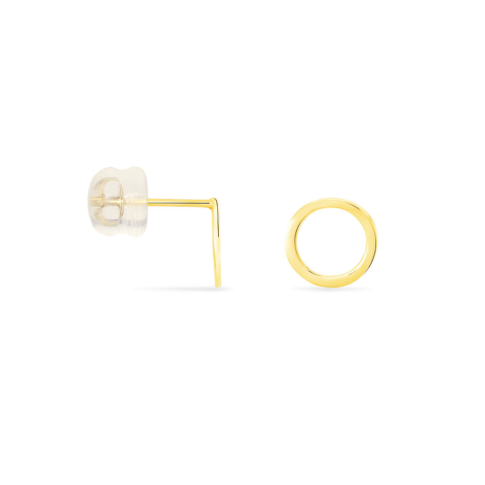 Boucles D'oreilles Puces Berangere Cercle Or Jaune - Puces Femme | Marc Orian