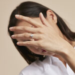 Bague Pascalyne Argent Blanc Oxyde De Zirconium - Bijoux fantaisie Femme | Marc Orian