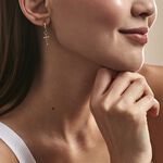 Creoles Plaqu&eacute; Or Neela - Boucles d'oreilles pampille Femme | Marc Orian