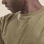 Pendentif Ionia Lettre Or Blanc - Pendentifs Famille | Marc Orian