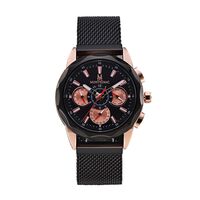 Montre Montignac Round Chrono Noir