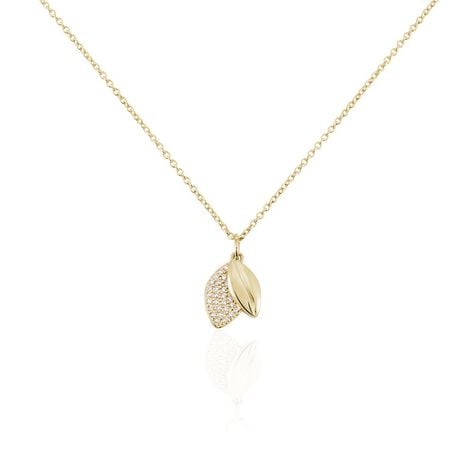 Collier Plaqué Or Jaune Simao Oxydes De Zirconium - Colliers avec pierres Femme | Marc Orian