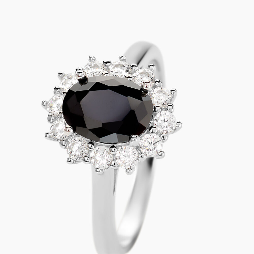 Bague Solitaire Gabor Argent Blanc Oxyde De Zirconium - Solitaires Femme | Marc Orian