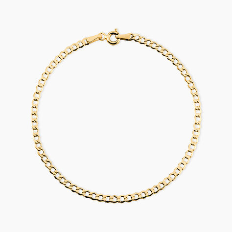 Bracelet Iris Or Jaune Maille Gourmette - Bracelets mailles Femme | Marc Orian