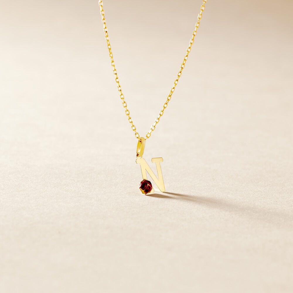 Pendentif Helidie Coccinelle Lettre Or Jaune - Pendentifs Enfant | Marc Orian