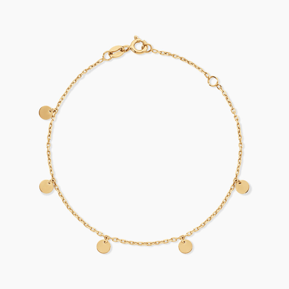 Bracelet Eleonora Argent Dor&eacute; A L'Or 750/1000 - Bracelets Medailles Femme | Marc Orian