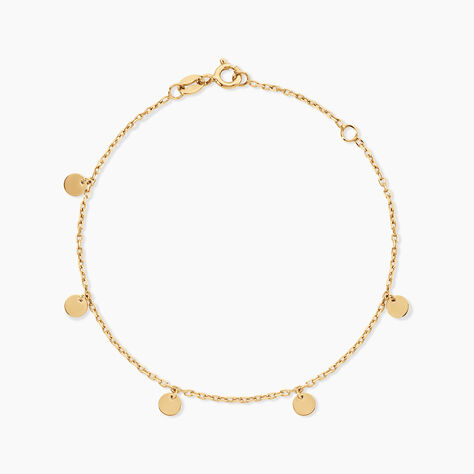 Bracelet Eleonora Argent Dor&eacute; A L'Or 750/1000 - Bracelets Medailles Femme | Marc Orian