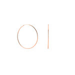 Cr&eacute;oles Argent Rose Olympia - Grosses cr&eacute;oles Femme | Marc Orian