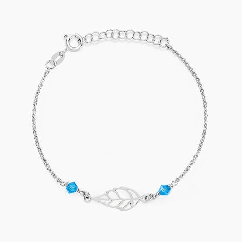Bracelet Angelika Argent Blanc Pierre De Synthese - Bracelets chaînes Femme | Marc Orian