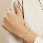 Bracelet Iris Or Jaune Maille Gourmette - Bracelets mailles Femme | Marc Orian