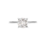 Bague Solitaire Or Blanc Dream Diamants - Parures de mariage Femme | Marc Orian