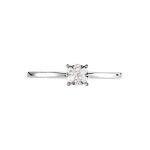 Bague Solitaire Or Blanc Dream Diamants - Parures de mariage Femme | Marc Orian