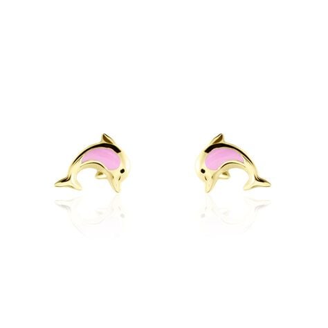Boucles D'oreilles Puces Or Jaune Mael Smalto - Puces Enfant | Marc Orian