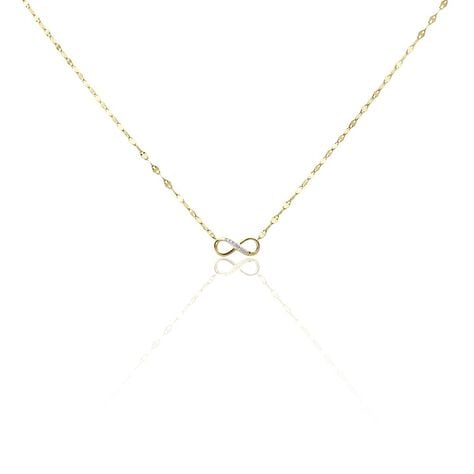 Collier Or Jaune Abegail Diamants - Colliers avec pierres Femme | Marc Orian