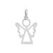 Pendentif Estrellita Ange Or Blanc - Pendentifs Femme | Marc Orian
