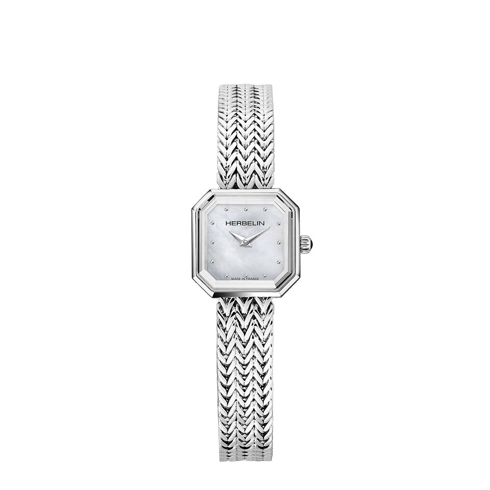 Montre Herbelin Octogone Nacre Blanche - Montres &eacute;tanches Femme | Marc Orian