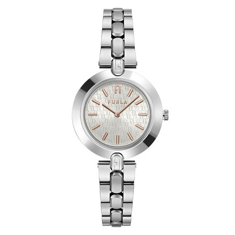Montre Furla Logo Links Argenté - Montres classiques Femme | Marc Orian