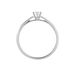 Bague Solitaire Veronika Or Blanc Diamant - Parures de mariage Femme | Marc Orian
