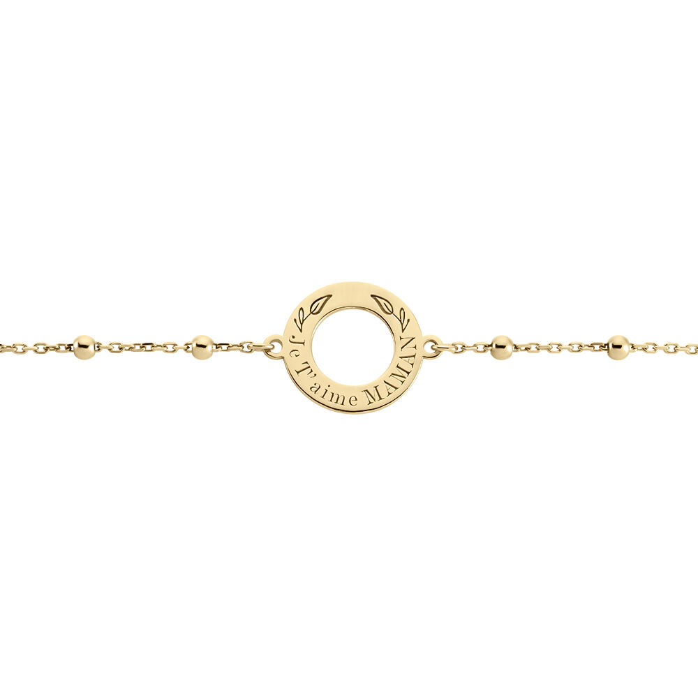 Bracelet Savas Plaqu&eacute; Or Jaune - Bracelets fantaisie Femme | Marc Orian