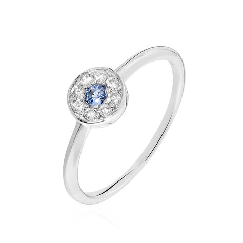 Bague Argent Blanc Auxana Oxyde De Zirconium - Bagues avec pierre Femme | Marc Orian