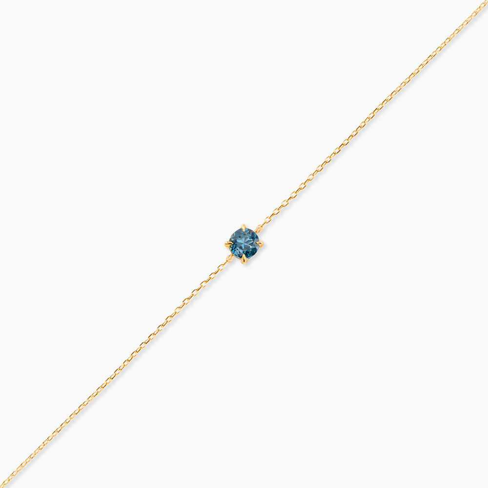 Bracelet Sa&iuml;da Or Jaune Topaze - Bracelets cha&icirc;nes Femme | Marc Orian