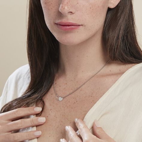 Collier Carreen Argent Blanc - Colliers Femme | Marc Orian