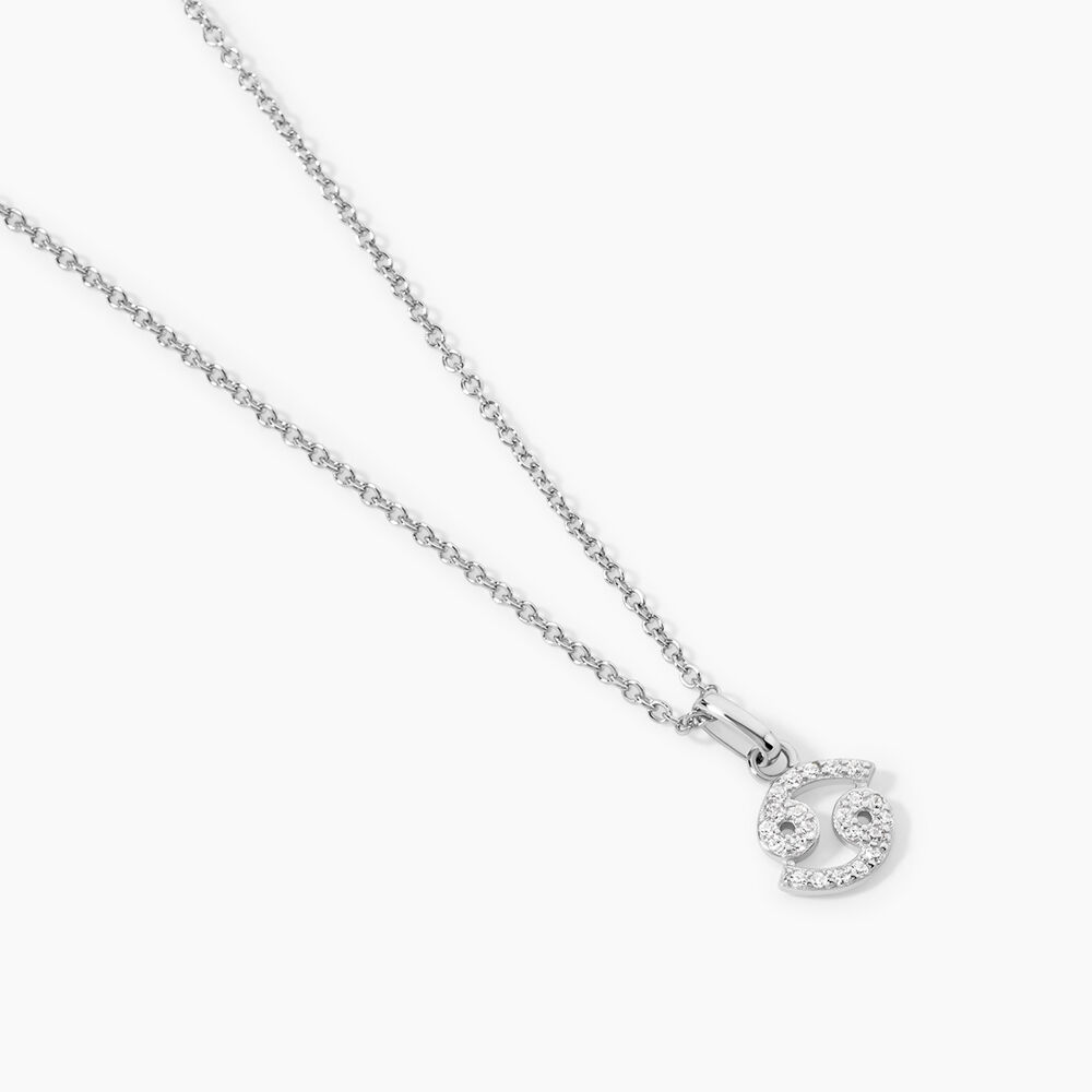 Collier Astra Argent Blanc Oxyde De Zirconium - Colliers avec pierres Femme | Marc Orian