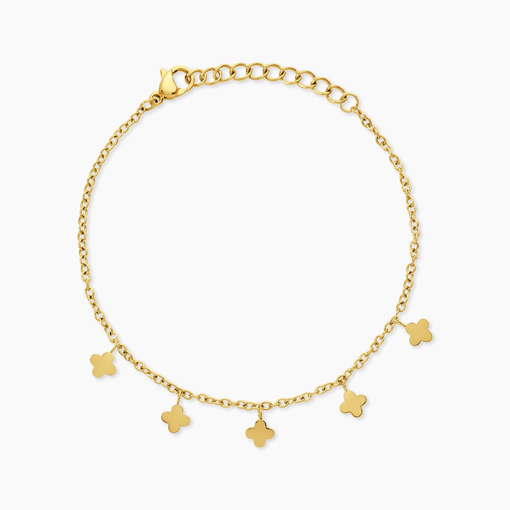Bracelet Eva Acier Jaune - Bracelets cha&icirc;nes Femme | Marc Orian