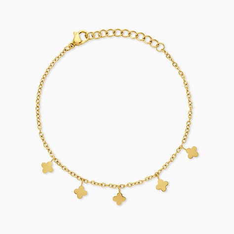 Bracelet Eva Acier Jaune - Bracelets cha&icirc;nes Femme | Marc Orian