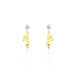 Boucles D'oreilles Pendantes Bartolomea Feuille Or Jaune Oxyde - Pendantes Femme | Marc Orian