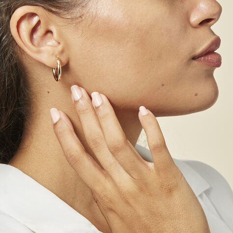 Boucles D'oreilles Puces Anne-christelleae Argent Blanc - Clous d'oreilles Femme | Marc Orian