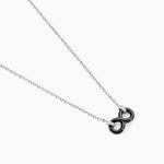 Collier Celinia Argent Blanc C&eacute;ramique Et Oxyde De Zirconium - Colliers avec pierres Femme | Marc Orian