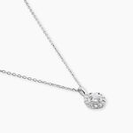 Collier Princess Argent Blanc Oxyde De Zirconium - Colliers avec pierres Femme | Marc Orian