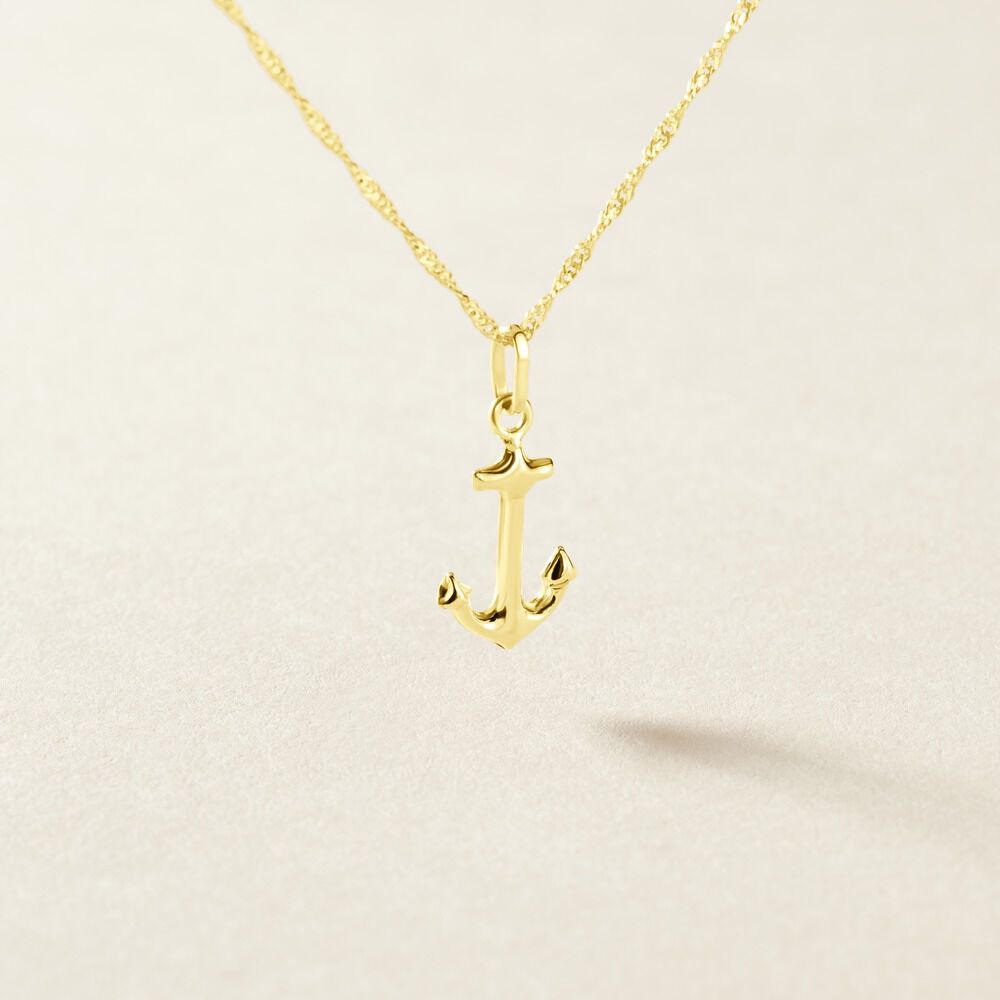 Pendentif Edouarda Ancre Or Jaune - Pendentifs Femme | Marc Orian