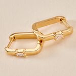 Cr&eacute;oles Ileen Plaqu&eacute; Or Dor&eacute; Oxyde De Zirconium - Cr&eacute;oles Femme | Marc Orian