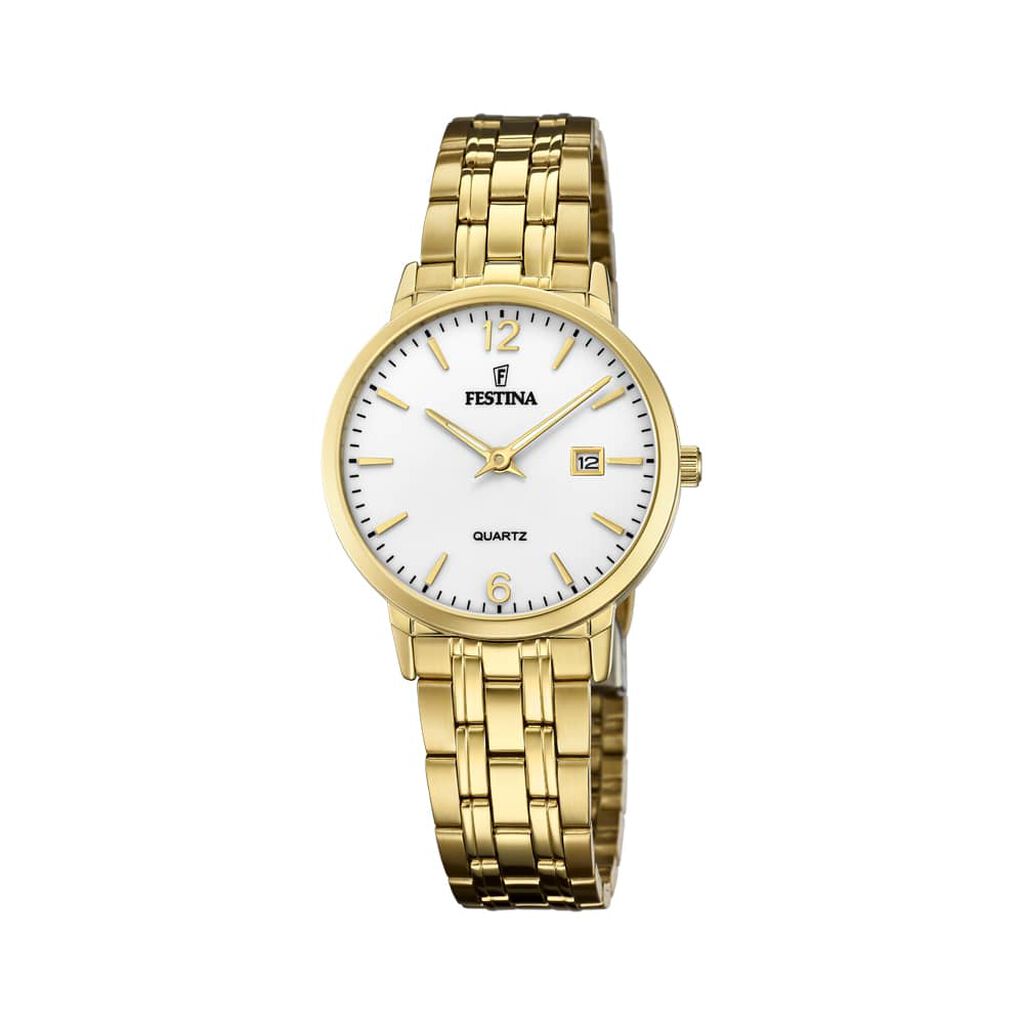 Montre Festina Classics Blanc - Montres classiques Femme | Marc Orian