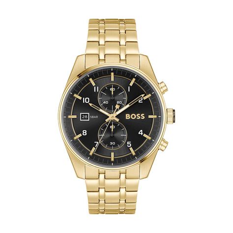 Montre Boss Skytraveller Noir - Montres étanches Homme | Marc Orian