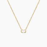 Collier Nymphe Argent Dor&eacute; A L'Or 750/1000 Nacre - Colliers avec pierres Femme | Marc Orian