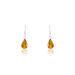 Boucles D'oreilles Pendantes Argent Blanc Mareme Ambre - Pendantes Femme | Marc Orian