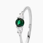 Bague Maiwen Argent Blanc Oxyde De Zirconium - Bijoux fantaisie Femme | Marc Orian