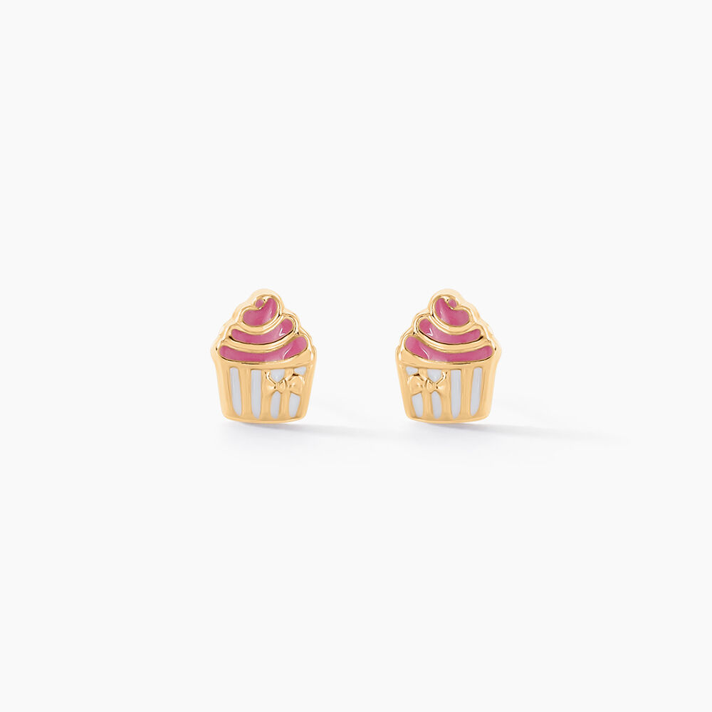 Boucles D'oreilles Puces Gautama Or Jaune - Puces Enfant | Marc Orian
