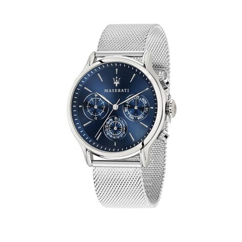 Montre Maserati Epoca Bleu - Montres classiques Homme | Marc Orian