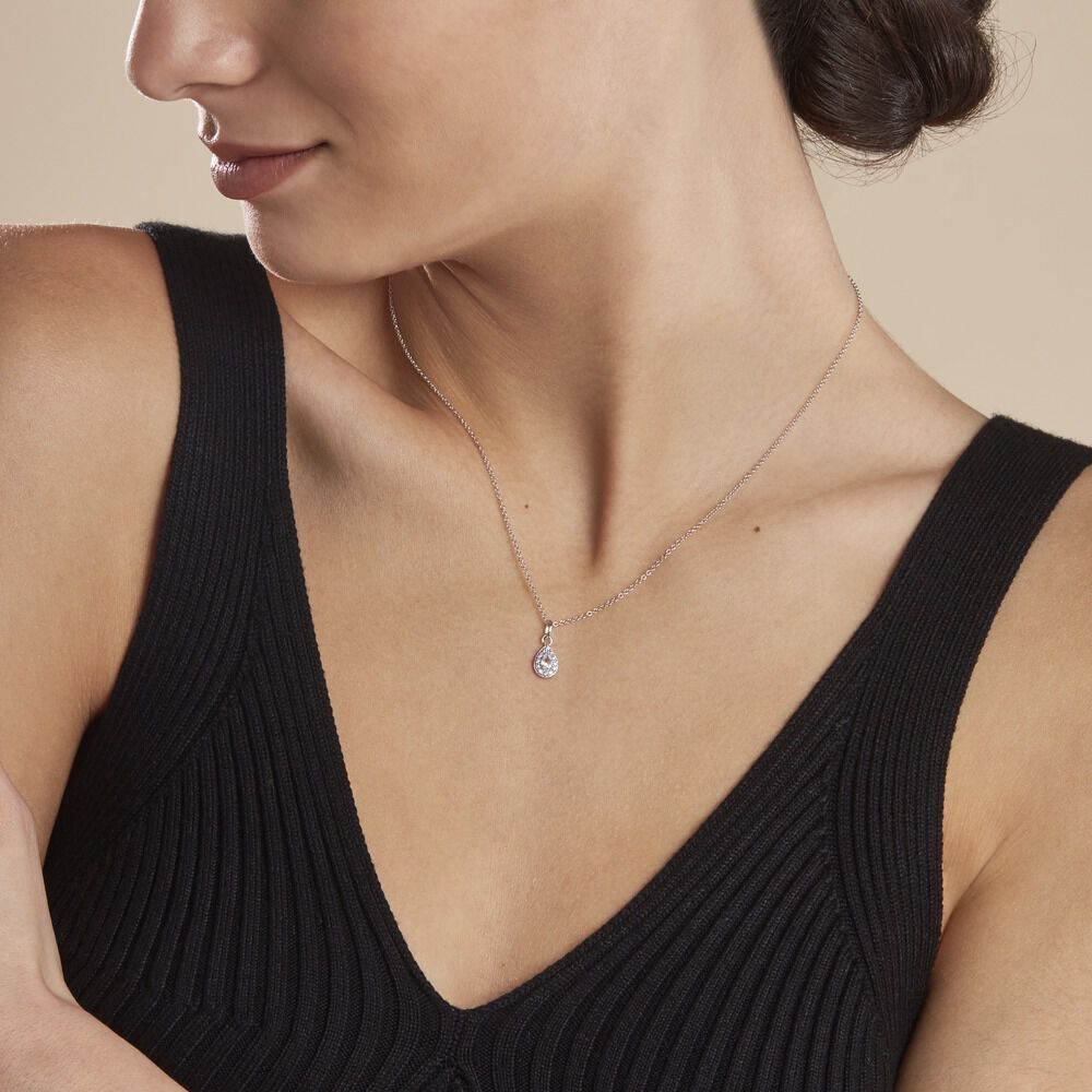 Collier Argent Tania Oxydes De Zirconium - Colliers avec pierres Femme | Marc Orian