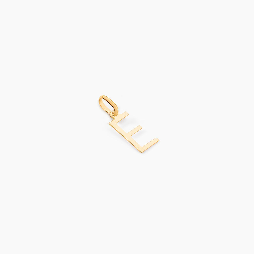 Pendentif Ionia Lettre Or Jaune - Pendentifs Famille | Marc Orian