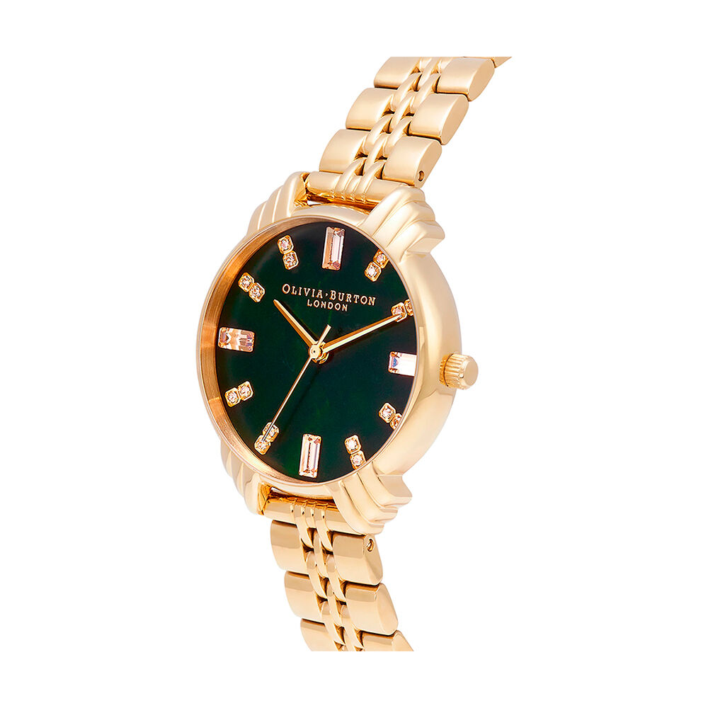 Montre Olivia Burton Art Deco Vert - Montres &eacute;tanches Femme | Marc Orian
