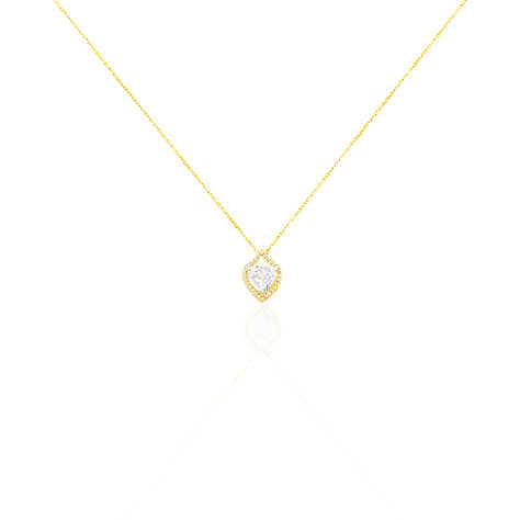 Collier Verounia Or Jaune Oxyde De Zirconium - Colliers avec pierres Femme | Marc Orian